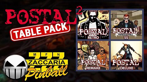 Postal 2 Table Pack | Zaccaria Pinball