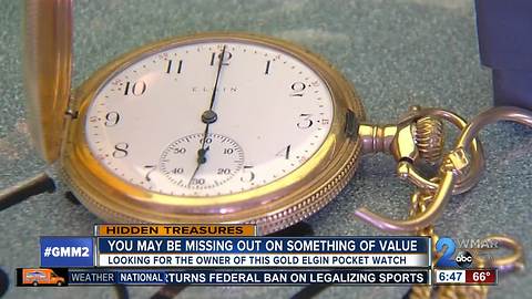 Are you missing a gold Elgin pocket watch?