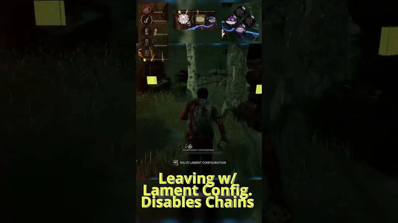 Leaving with Lament Config #dbd #deadbydaylight #deadbydaylightsurvivors #dbdmoments