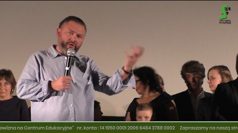 Reż. Tomasz Malara po premierowym pokazie filmu "Czarny interes" w kinie Wisła - Warszawa 10.09.2021