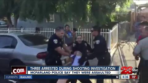 Three arrested during McFarland shooting investigation