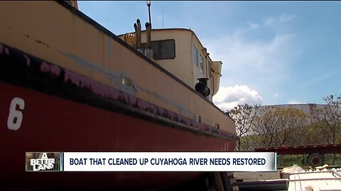 Cuyahoga River advocates hope to restore Putzfrau, boat that cleaned up the river after 1969 fire