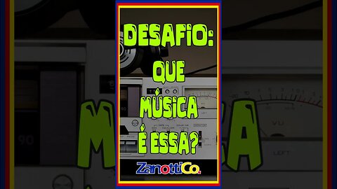 Descubra qual é a música. D14 - Resposta em vídeo no final do mês.