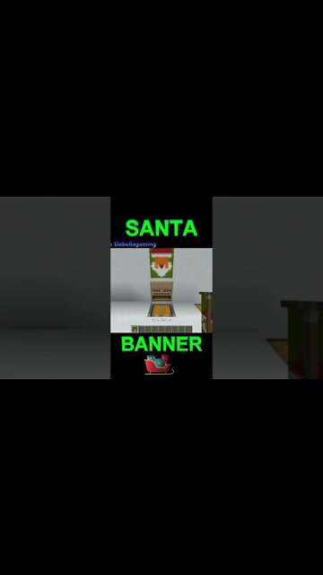 Minecraft: Santa Banner