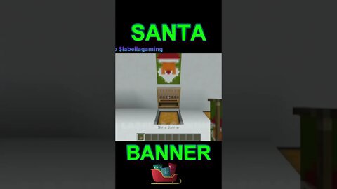 Minecraft: Santa Banner