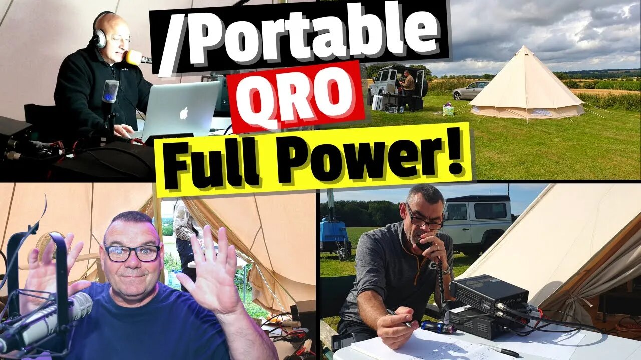 Crazy QRO Full Power Ham Radio Portable Weekend! M0XXT/P