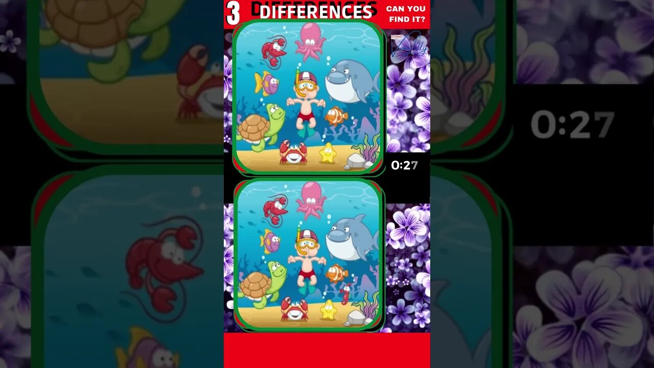 3 DIFFERENCES GAME | #90