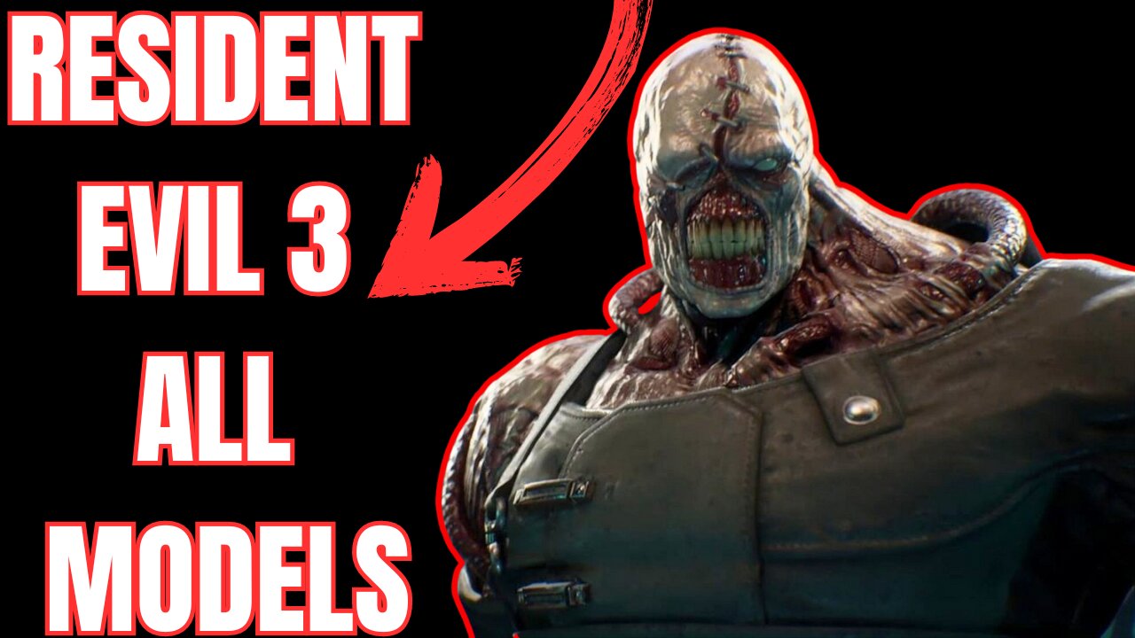 Resident Evil 3 All Characters Models