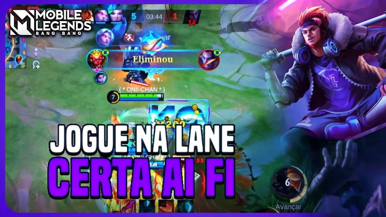 OS PLAYERS FAZEM ESSE HERÓI NA LANE ERRADA MAS ELE É MUITO FORTE | MLBB