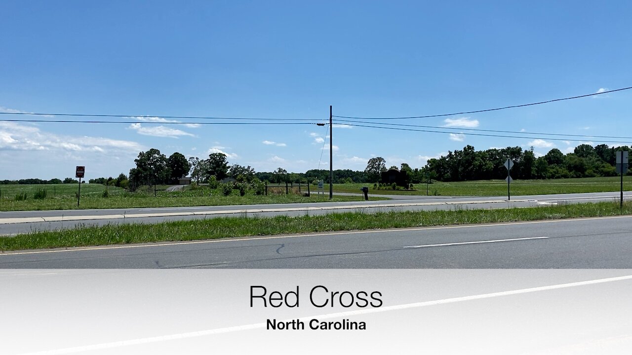 Non-walk and talk tour of the Red Cross, NC, town center - Small Towns & Cities Series.