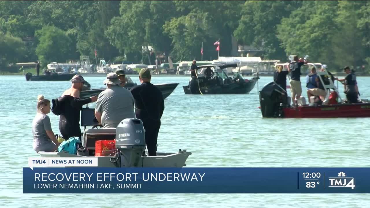 Man missing after kayak flips on Nemahbin Lake in Summit, two kids rescued