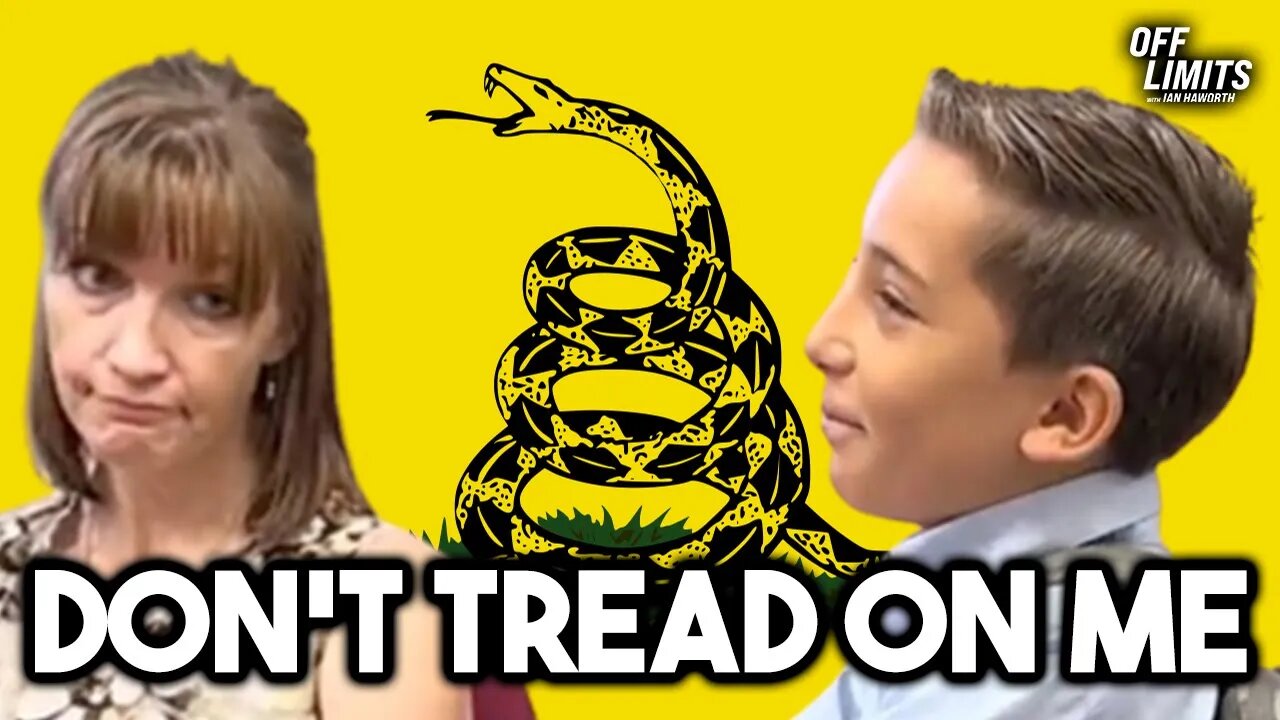 Don't Tread On Me! BASED 12-Year-Old THROWN OUT Of Class For Wearing Gadsden Flag