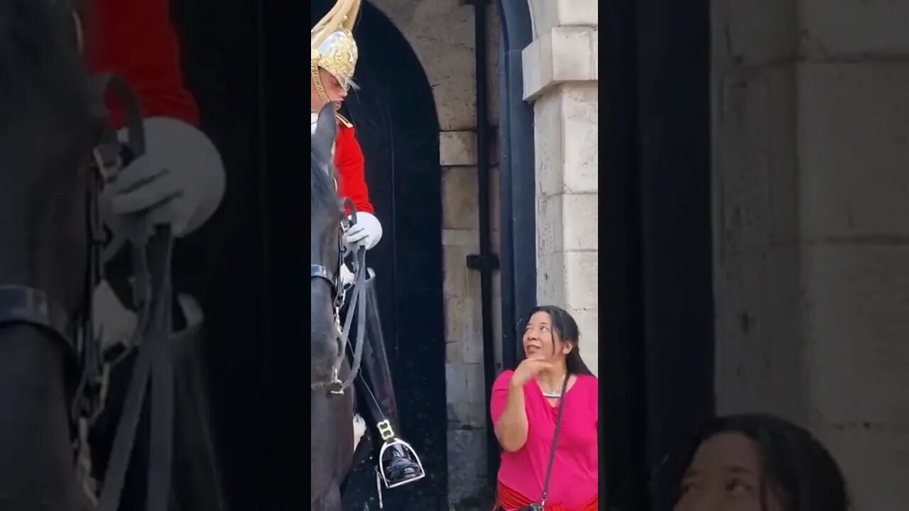 Don't touch the kings life guard #horseguardsparade