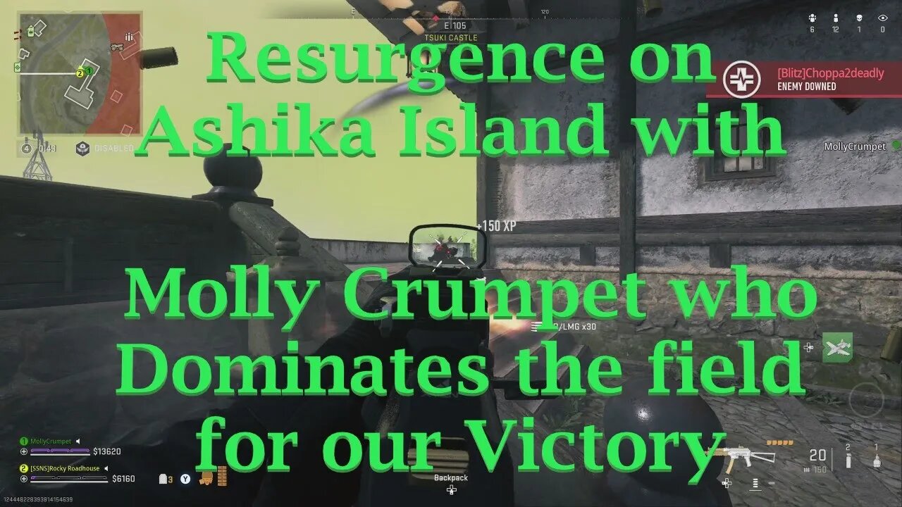 Molly Crumpet dominates Ashika Island for our Victory on Ashika Island