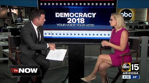 Senate candidate Kyrsten Sinema speaks to ABC15 ahead of election