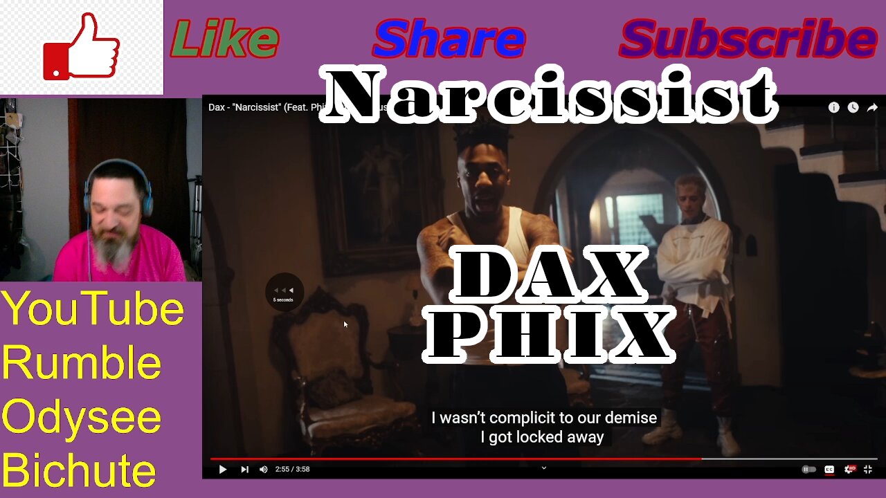 Pitt Raves to NARCISSIST By Dax Ft. Phix