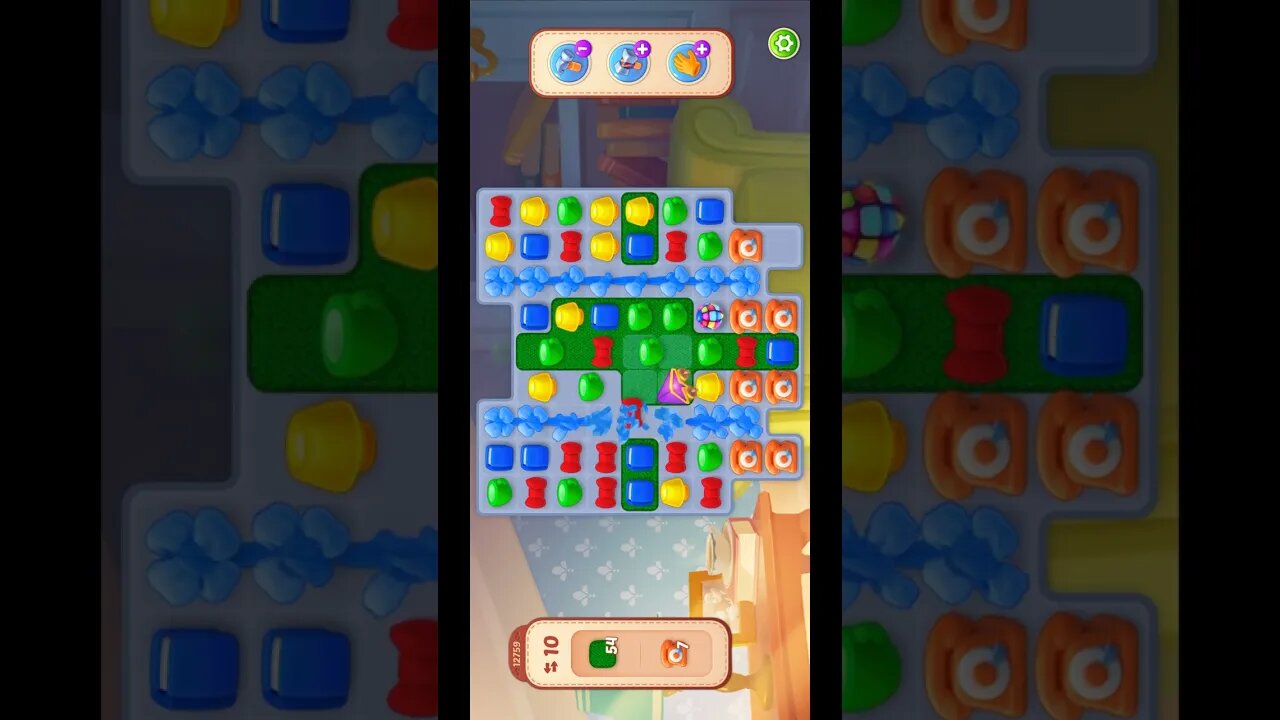 Shorts Playrix Homescapes Gameplay Walkthrough Level 12759-010