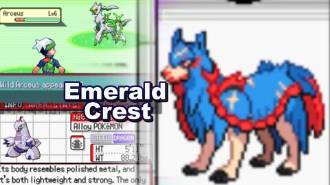 Pokemon Emerald Crest - GBA Hack ROM has Randomizer mode, Chaos mode, Nuzlocke mode, Mirror mode etc