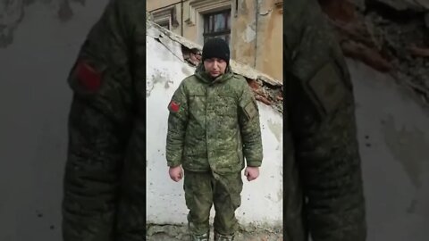 Captured Russian soldier in Sumy