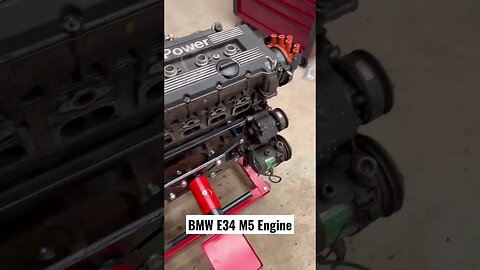 BMW E34 M5 S38B36 Engine #bmw #bmwm5 #bmwe34 #cars #diy #automotive #engine #mechanic #restoration