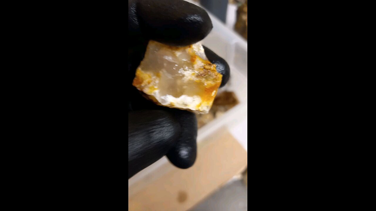 A Bit o' Honey Plume Agate!