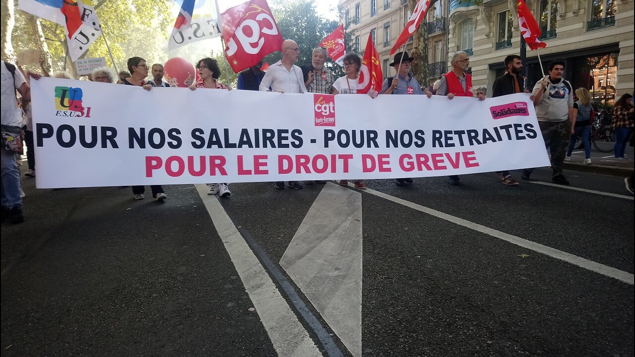 Mardi 18.10.2022 Journée nationale de mobilisation pour nos retraites et pour le droit de grêve