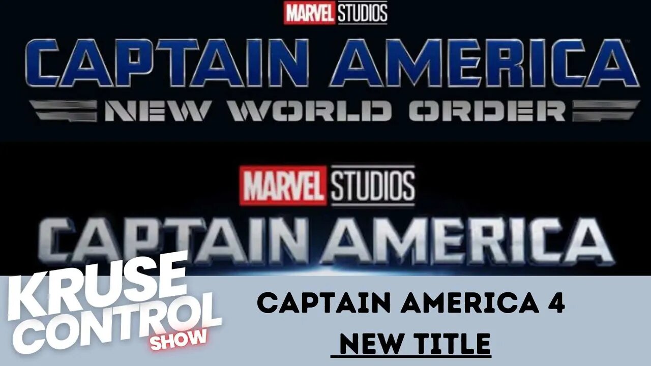 Captain America 4 Changes NAME