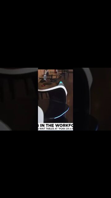 Robot Waiters Taking Over the Workplace #shorts #robot #robotics #waitress #robots