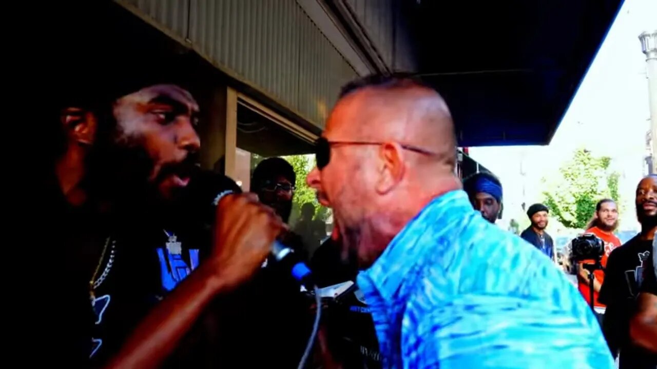 Violent Army Edomite Wants To Fight Calls Us Ni*gers!!