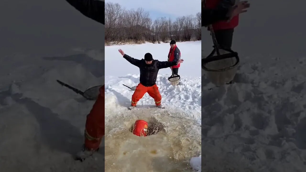 amazing ice fishing