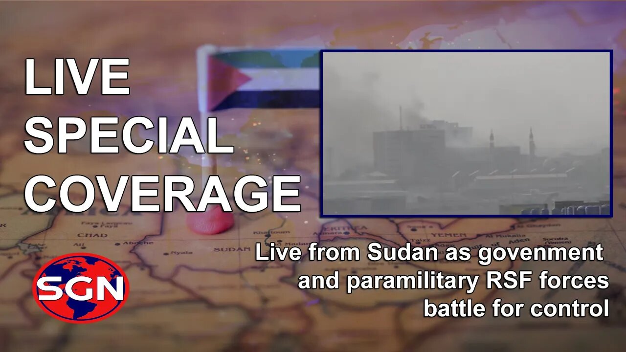 Crisis in Sudan: Live camera from Khartoum Sudan with audio