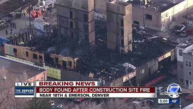 Body found in smoldering debris after massive Denver fire; 1 still unaccounted for