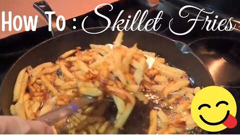 SKILLET FRIES & BACON DRIPPINS