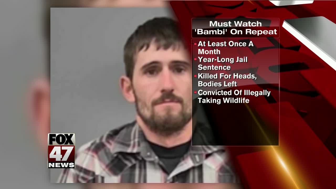 A Missouri judge is sentencing a poacher to a year in jail — and making him watch Bambi