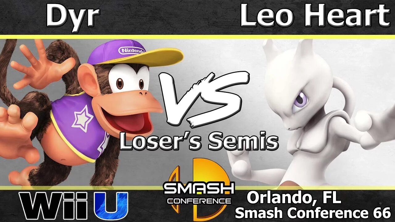 MVG|Dyr (Diddy) vs. FBC|Leo Heart (Mewtwo) - Wii U Loser's Semis - SC: LXVI