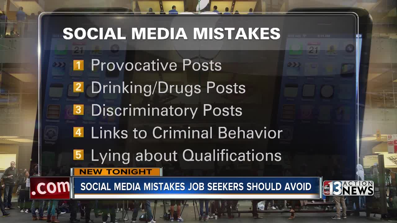 Social media mistakes job seekers should avoid