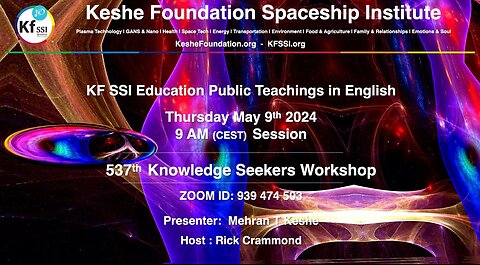 537th Knowledge Seekers Workshop; May 9, 2024