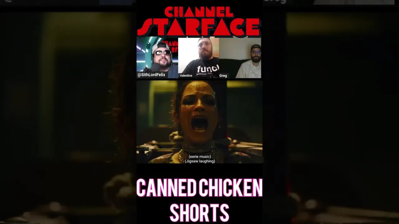 Saw X trailer reaction #TheCannedChickenPodcast #shorts