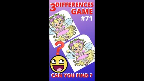 3 DIFFERENCES GAME | #71