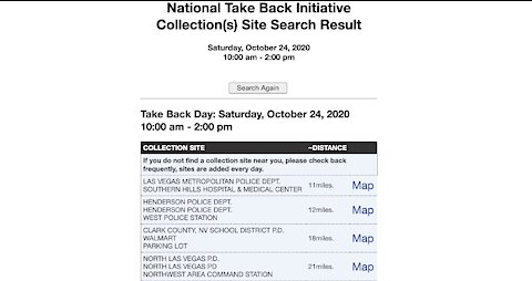 National Prescription Drug Take Back
