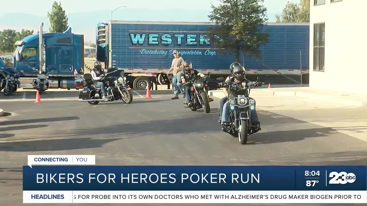 Annual Bikers for Heroes Poker Run happening today