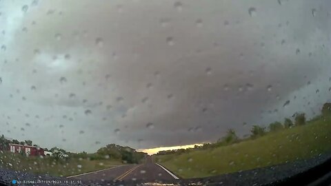 July 1 Storm Chase Dickinson County Abilene to Enterprise and Back home