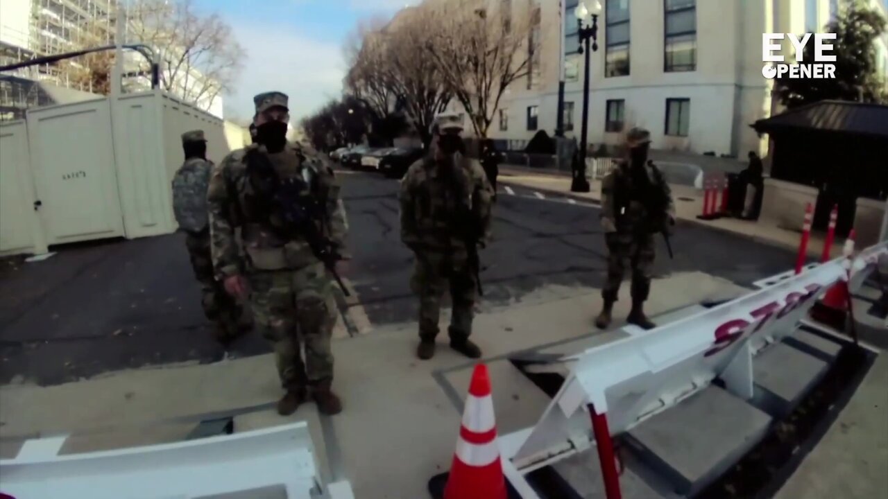 Eye Opener with Michael Lewis ~ 15,000+ National Guard soldiers gather in DC on standby