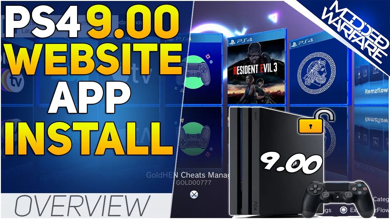 Install Apps from the PS4 Web Browser & Itemzflow Auto Launcher