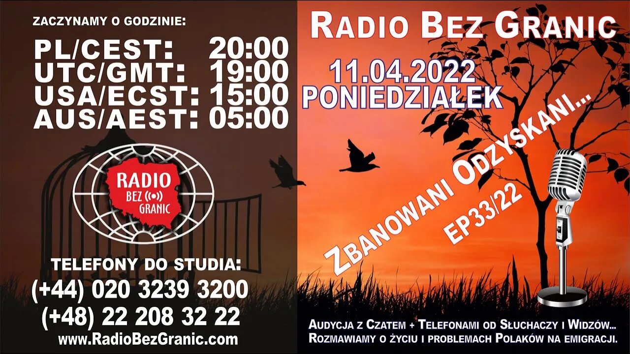 11.04.2022 - 19:00 - "ZBANOWANI ODZYSKANI..." - EP33/22