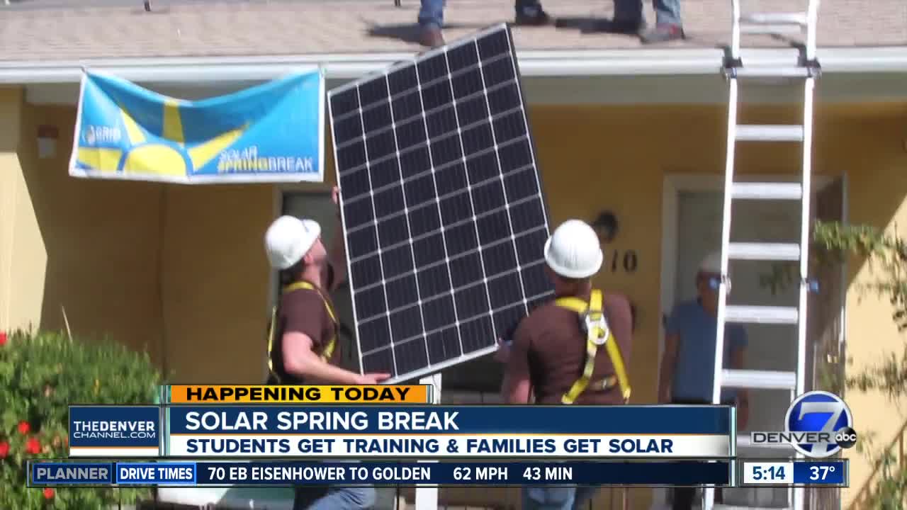 Solar Spring Break gives students training