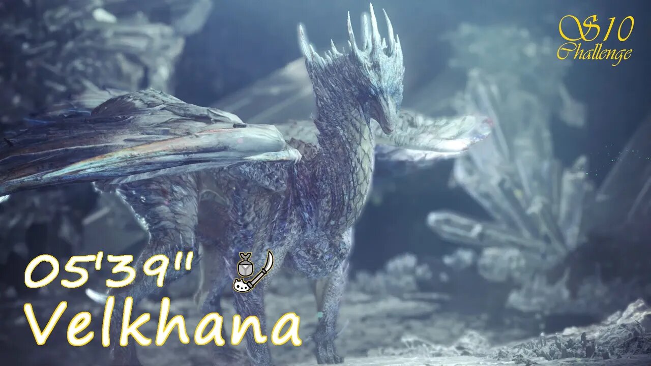 Velkhana (05'39'') | Insect Glaive | Monster Hunter World: Iceborne | "Sub 10 Challenge"