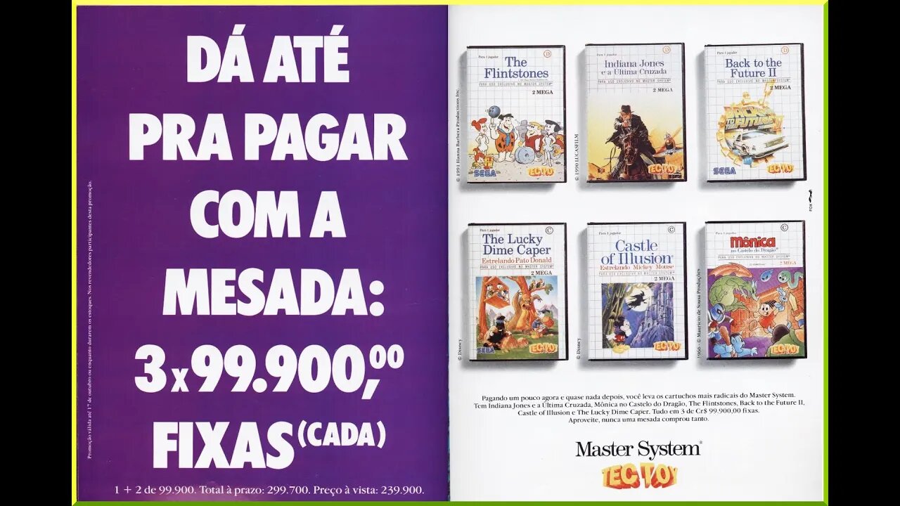 Jogando Master System AO VIVO!