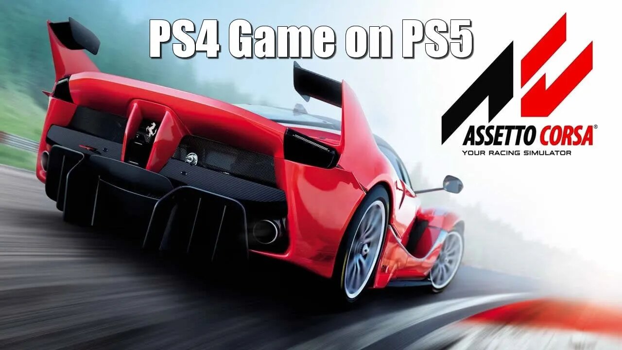 Assetto Corsa PS4 Game on PS5