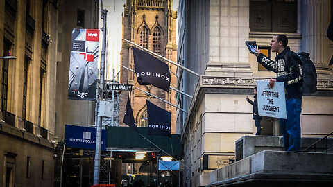 Nolan Preaching On Wall St. NYC